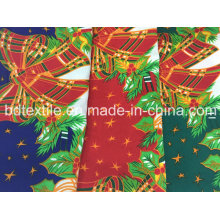 Printed Polyester Mini Matt Fabric for Christmas Table Cloth